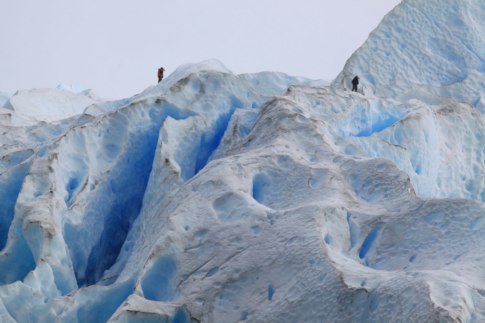 Geleira na Patagônia argentina, por Sylvia Nogueira Cury